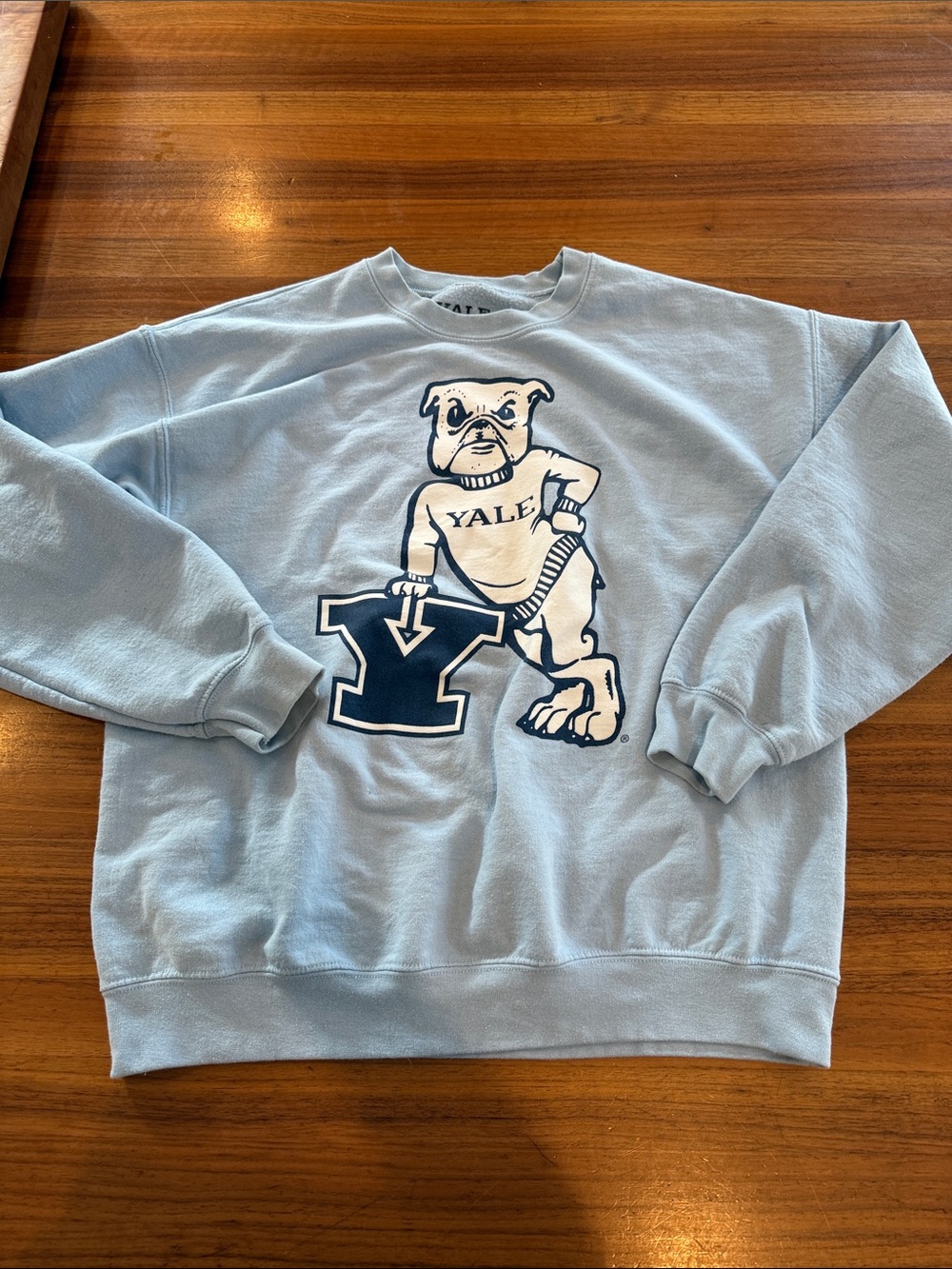 YALE UNIVERSITY Bulldog GRAPHIC SWEATSHIRT/UNISEX L